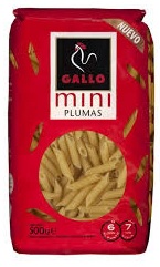 GALLO MINI PLUMAS MACARRON Nº 6 450 GRS