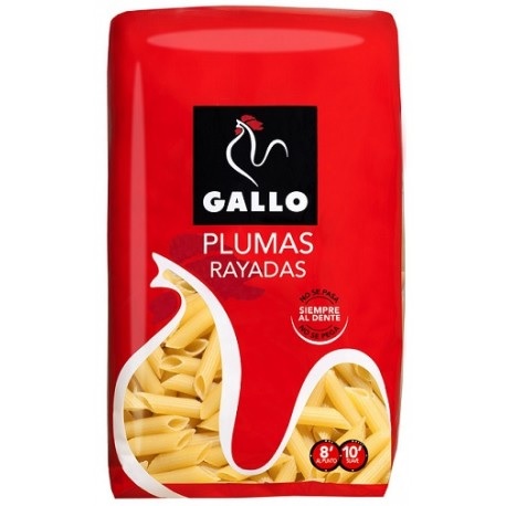 GALLO PLUMA MACARRON RAYADA Nº 6 500 GRS (296)