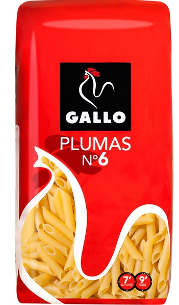 GALLO PLUMAS Nº.6 PASTA 250GR. (297)