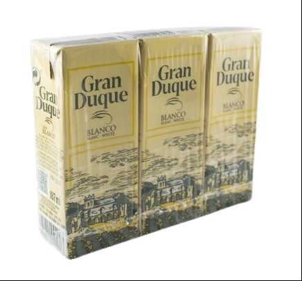 GRAN DUQUE V.BLANCO 10% P-3X187ML.