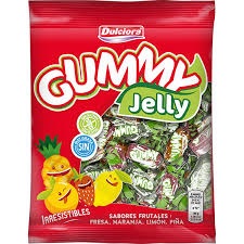 GUMMY JELLIES BOLSA 100 GRS