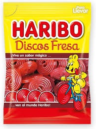 HARIBO DISCOS FRESAS 80G. (264)