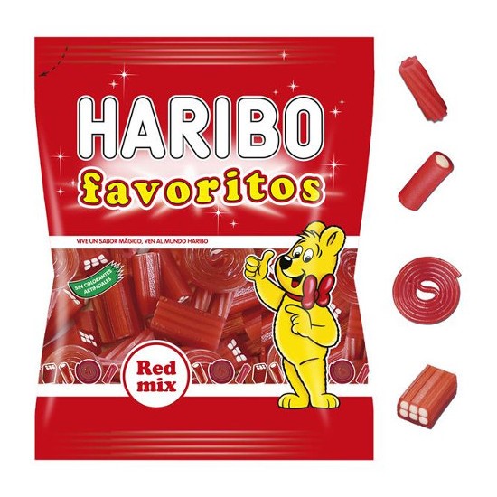 HARIBO FAVORITOS RED MIX BOLSA 90G. (264)