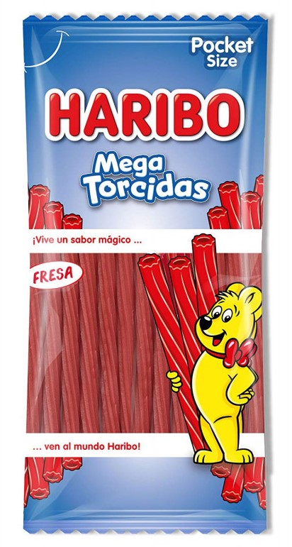HARIBO MEGA TORCIDAS BOLSA 75G. (264)