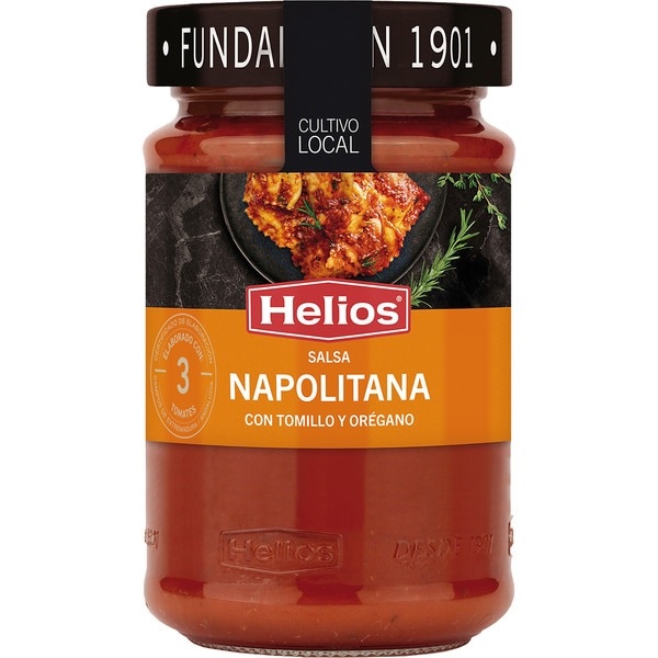 HELIOS SALSA NAPOLITANA TARRO 380G. (341)