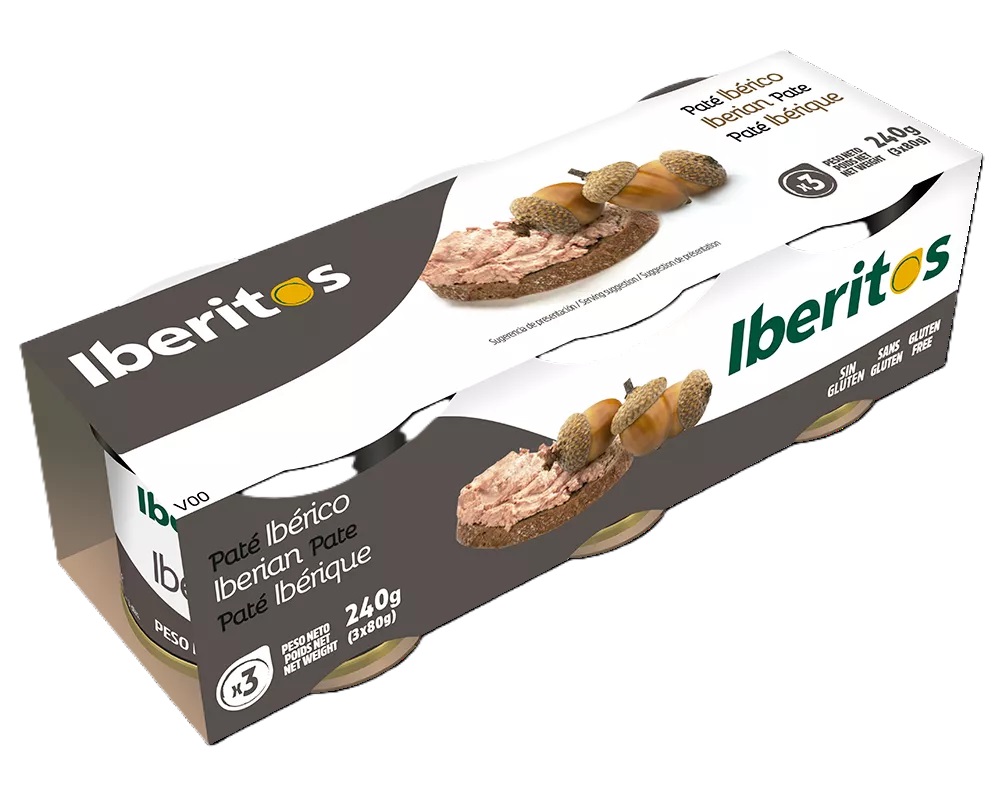 IBERITOS SURTIDOS PATES PACK-3X80G. (616)