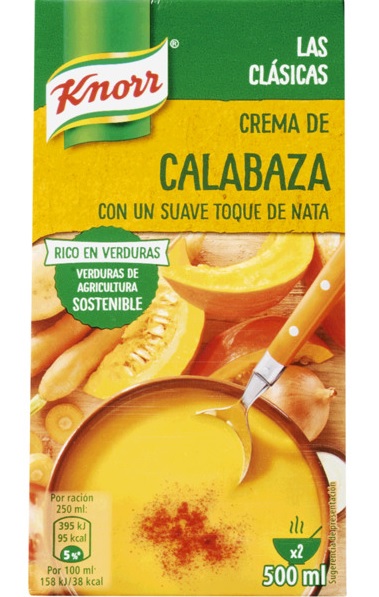 KNORR LAS CREMAS DE CALABAZA 500 ML (390)