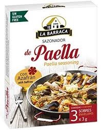 LA BARRACA SAZONADOR PAELLA CAJA 3 SOBRES 9 GRS