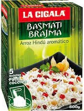 LA CIGALA ARROZ HINDU BASMATI 500G.