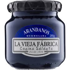 LA VIEJA FABRICA MERMELADA DE ARANDANOS 285 GRS (409)