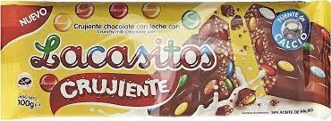 LACASITOS CRUJIENTE CHOCOLATE 100G. (411)
