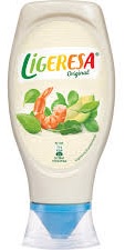 LIGERESA SALSA FINA BOCAABAJO 430 ML