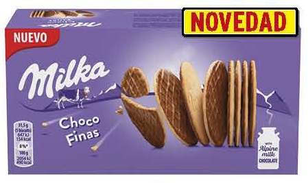 MILKA CHOCO FINAS 126G.