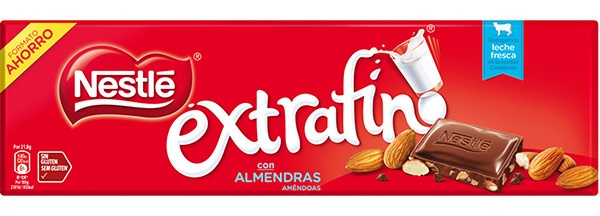 NESTLE CHOC.LECHE ALMENDRAS 300G.