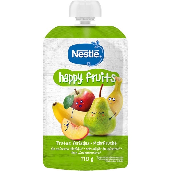 NESTLE HAPPY FRUITS 4 FRUTAS 110G.