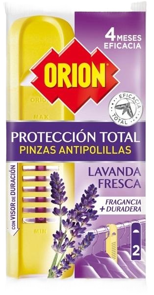 ORION PROTEC LAVANDA PACK-2 PINZAS
