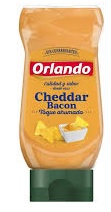 ORLANDO SALSA CHEDAR/BACON 245G. (492)