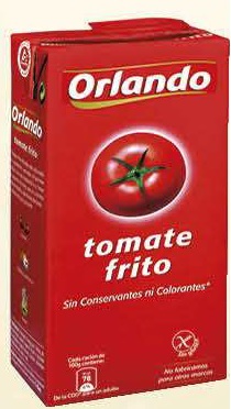 ORLANDO TOMATE FRITO AF. BRICK 780 GRS