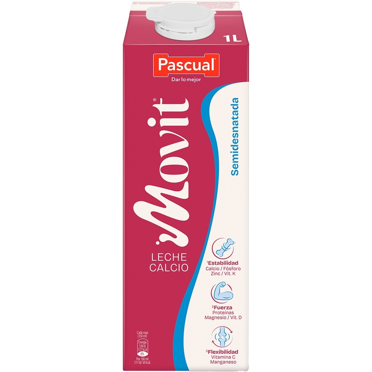 PASCUAL LECHE SEMIDESNATADA CON CALCIO