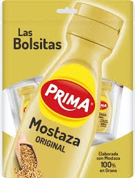PRIMA MOSTAZA BOLSA "15U.X 4 G"