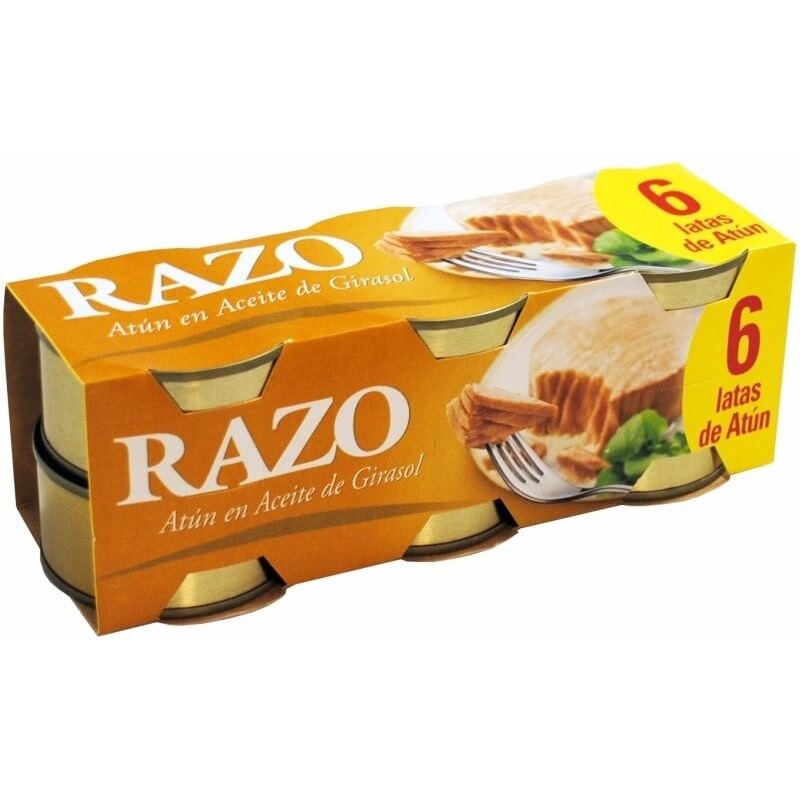 RAZO ATUN ACEITE PACK "6X52G"