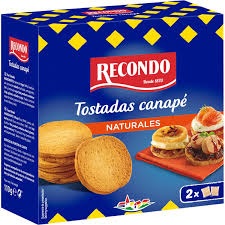 RECONDO TOSTADAS CANAPES REDONDAS 110 GRS