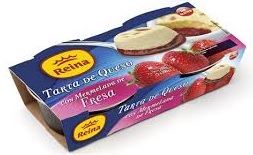 REINA TARTA DE QUESO CON MERMELADA 2*100 GRS