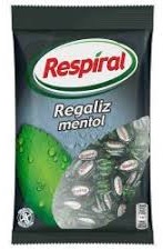 RESPIRAL CARAMELOS REGALIZ 150G.