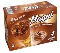 ROYNE HELADO CONO CHOCOLATE 4X120 ML