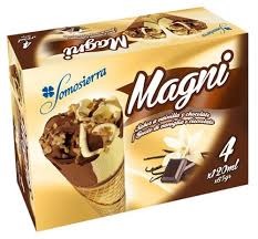 ROYNE HELADO CONO VAINILLA-CHOCOLATE 4X120 ML