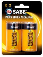 SABE PILA ALKALINALR20 BILSTER 2 UDS (533)
