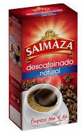 SAIMAZA CAFE MOLIDO DESCAFEINADO NATURAL 250 GRS