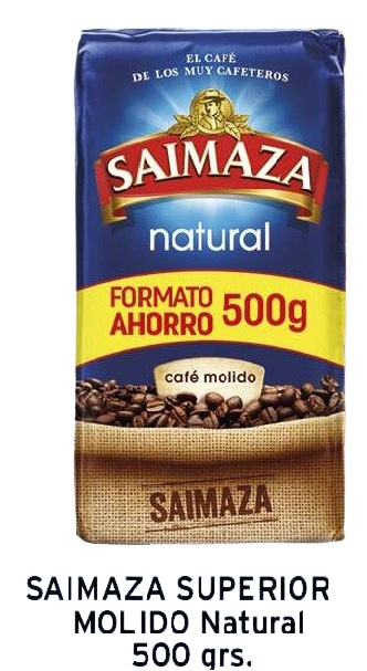 SAIMAZA SUPERIOR NATURAL MOLIDO 500