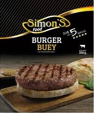 SIMON`S HAMBURGUESA BUEY 200 GRS