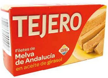 TEJERO FILETE DE MELVA EN AC. GIRASOL 80 GRS