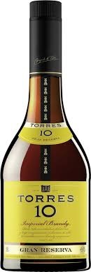 TORRES 10 BRANDY GRAN RESERVA 70 CL