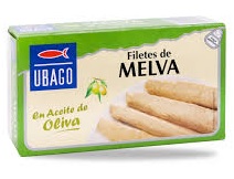 UBAGO MELVA EN ACEITE OLIVA 85 GRS