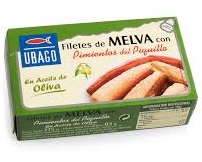 UBAGO MELVA PIMIENTO PIQUILLO OLIVA 85G.