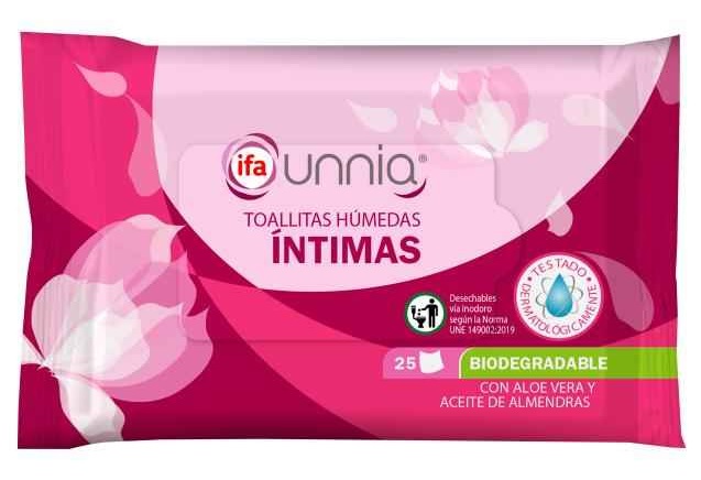 UNNIA TOALLITAS INTIMAS 25U.