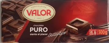 VALOR CHOCOLATE PURO 300G.