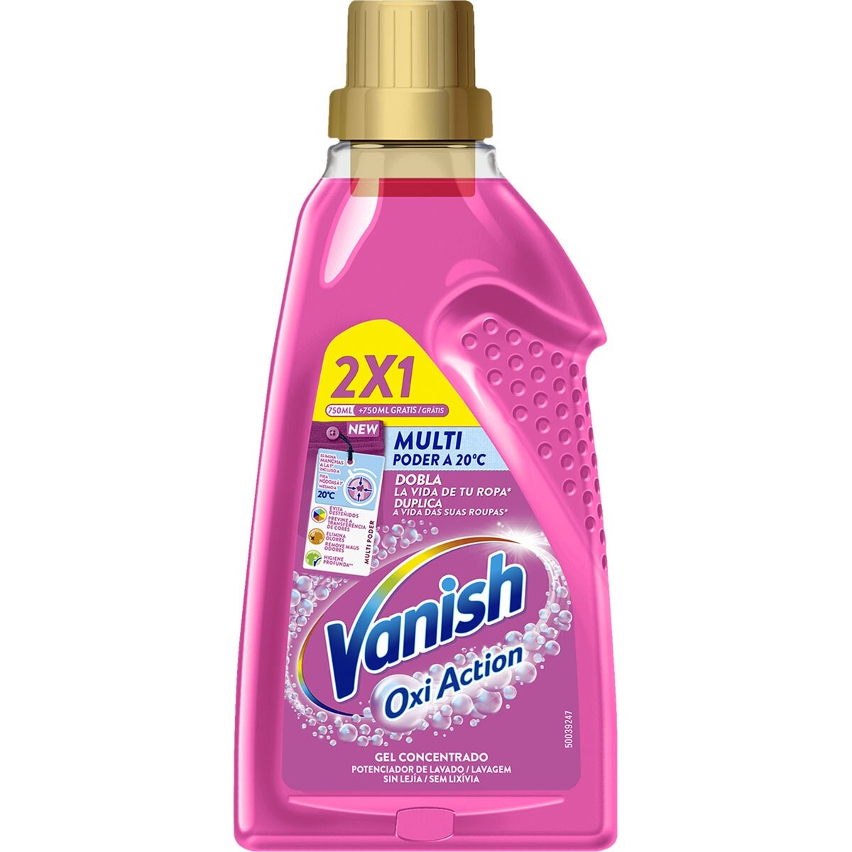 VANISH OXI ADVANCE PINK 750ML+750ML