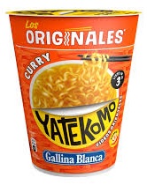 YATEKOMO FIDEOS ORIENTAL CURRY VASO 61G. (608)