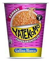 YATEKOMO FIDEOS ORIENTAL GAMBAS VASO 61G (608)