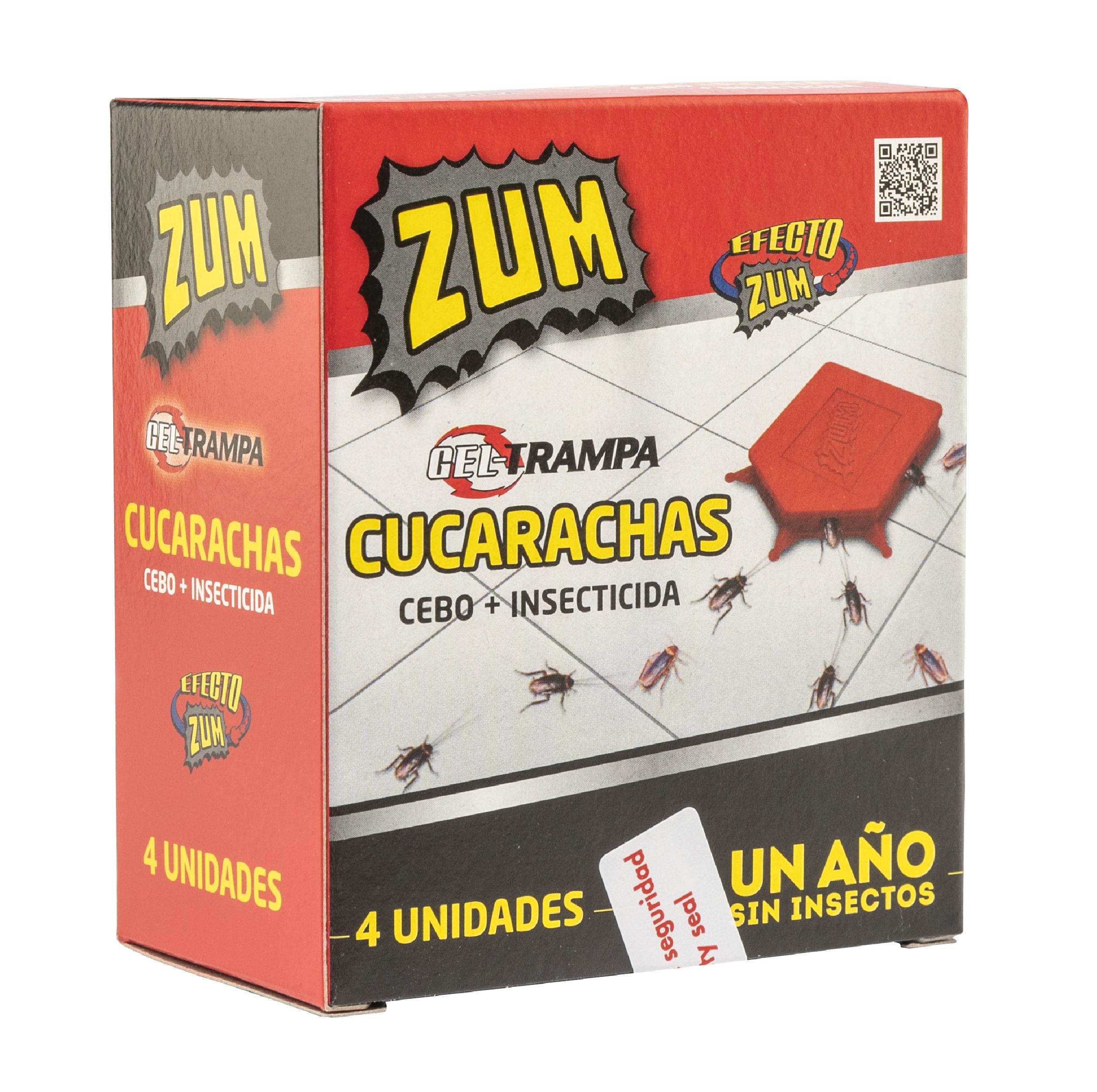 ZUM GEL TRAMPA CUCARACHAS PACK-4U.